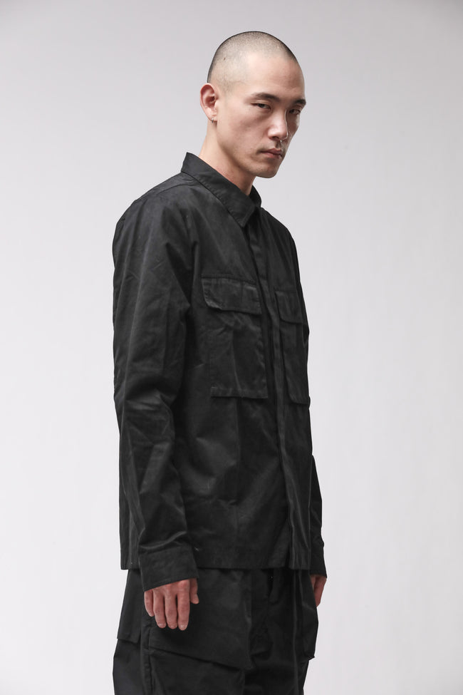 thom/krom M H 185 Shirt - Black