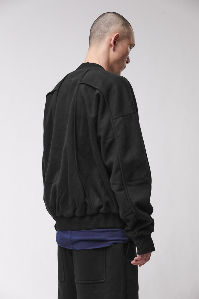 thom/krom M SJ 705 Sweater - Black
