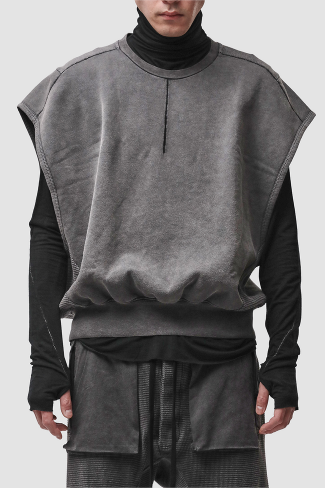 thom/krom M S 191 Sweater - Dark Used Grey