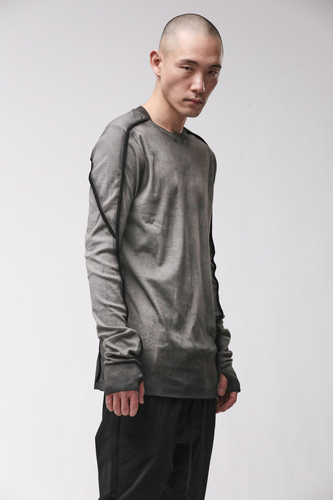 thom/krom M TS 960 Tee - Cold Dye Grey