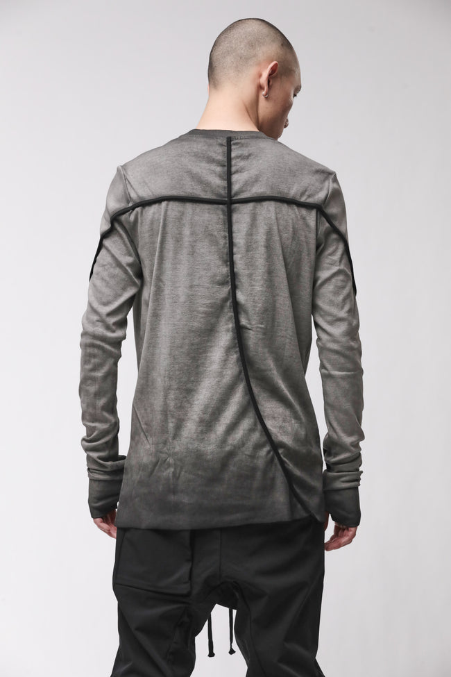 thom/krom M TS 960 Tee - Cold Dye Grey