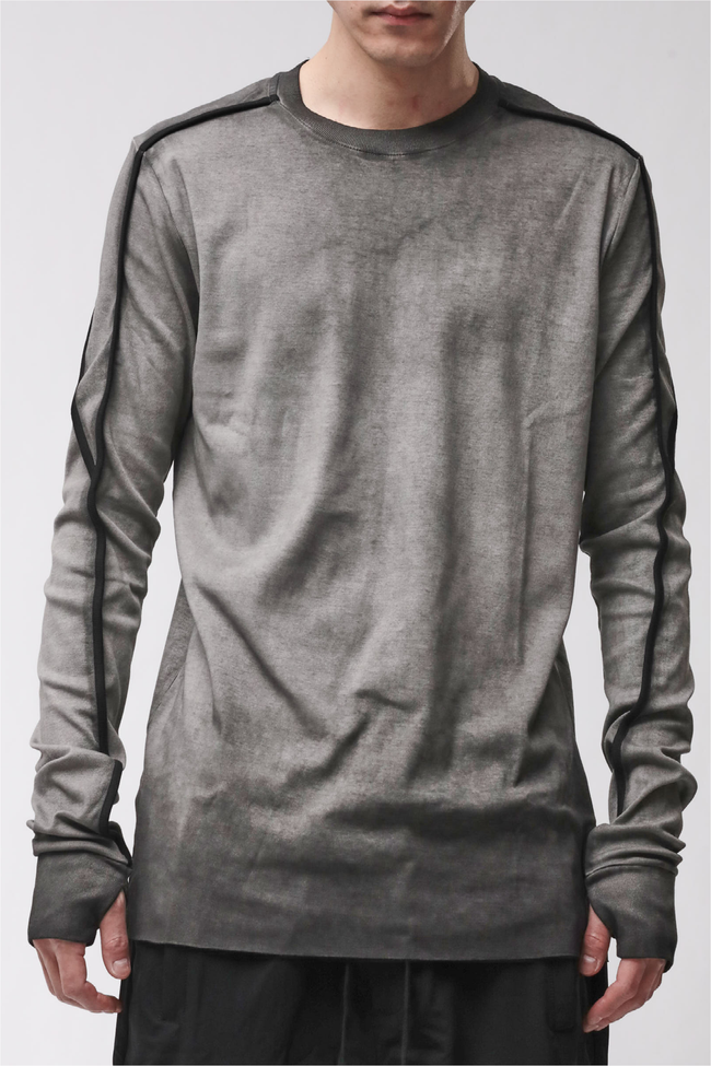 thom/krom M TS 960 Tee - Cold Dye Grey