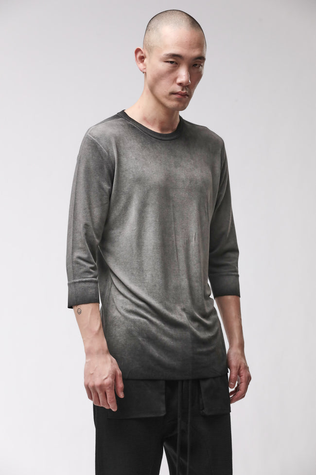 thom/krom M TS 978 Tee - Cold Dye Grey