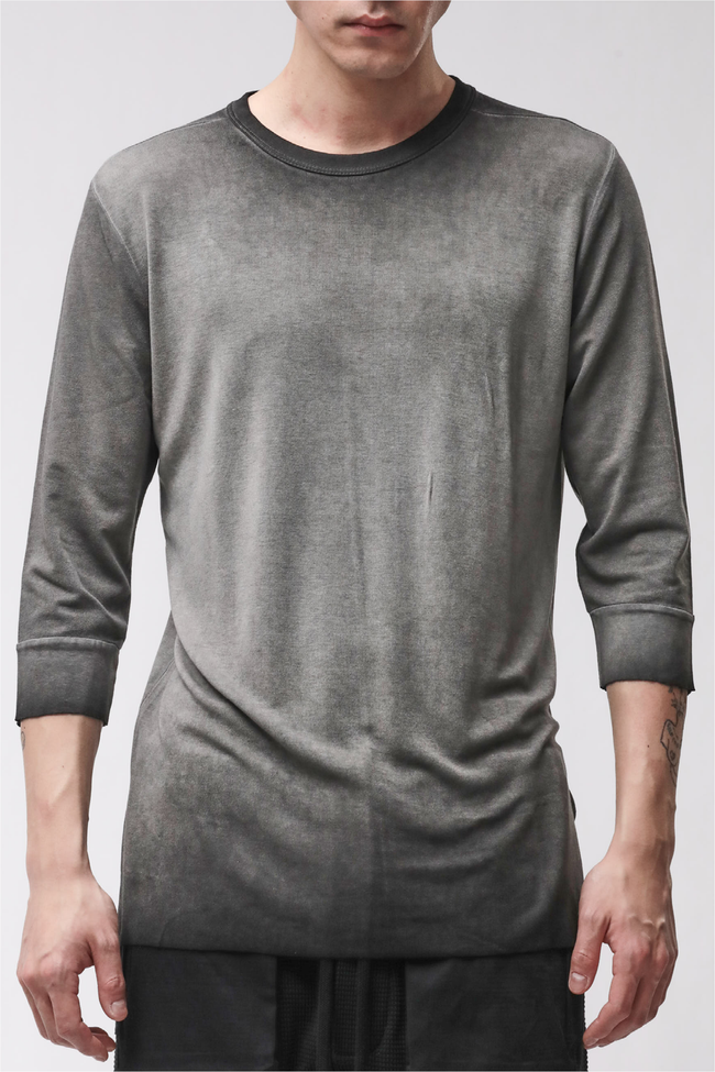 thom/krom M TS 978 Tee - Cold Dye Grey