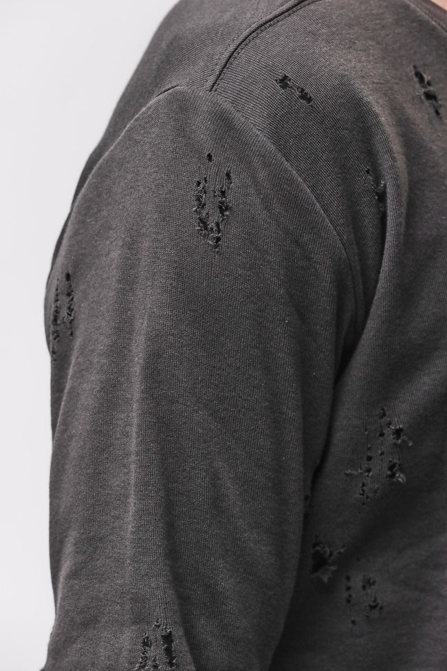 thom/krom M TS 969 Tee - Cold Brown