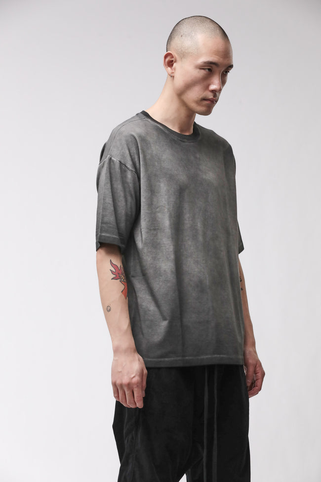 thom/krom M TS 986 Tee - Cold Dye Grey