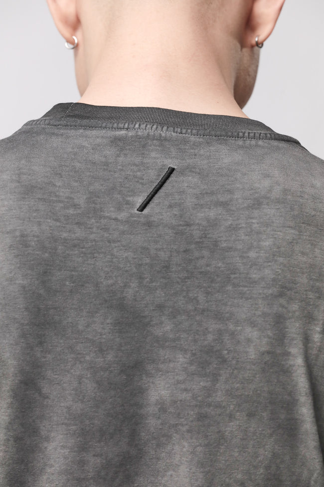 thom/krom M TS 986 Tee - Cold Dye Grey