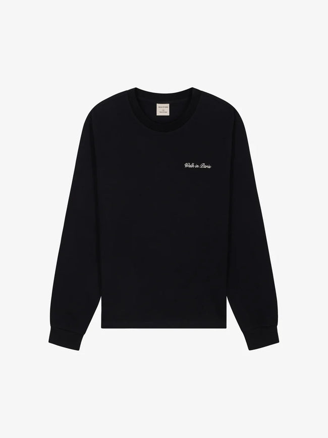 Walk In Paris Everyday LS Tee - Black