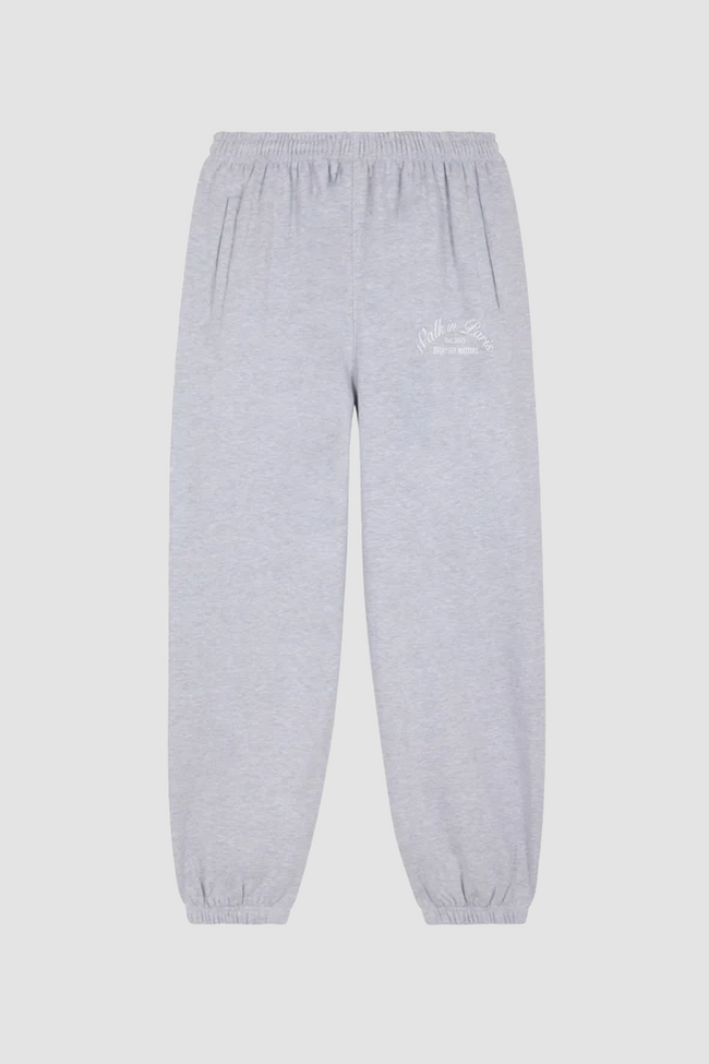 Walk In Paris Signature Sweatpants - Grey
