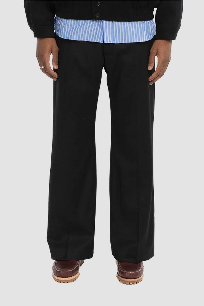 Walk In Paris Flared Suit Pants - Black