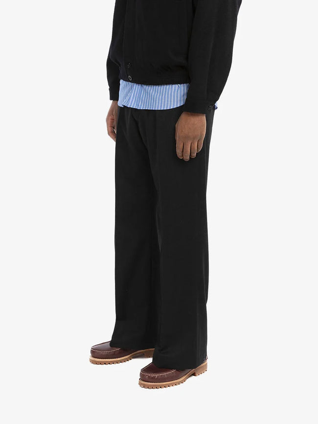 Walk In Paris Flared Suit Pants - Black
