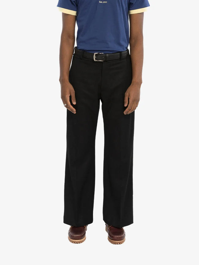 Walk In Paris Flared Suit Pants - Black