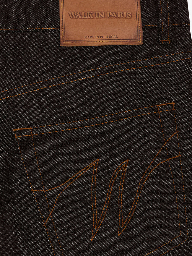 Walk In Paris Baggy Denim Jeans - Raw