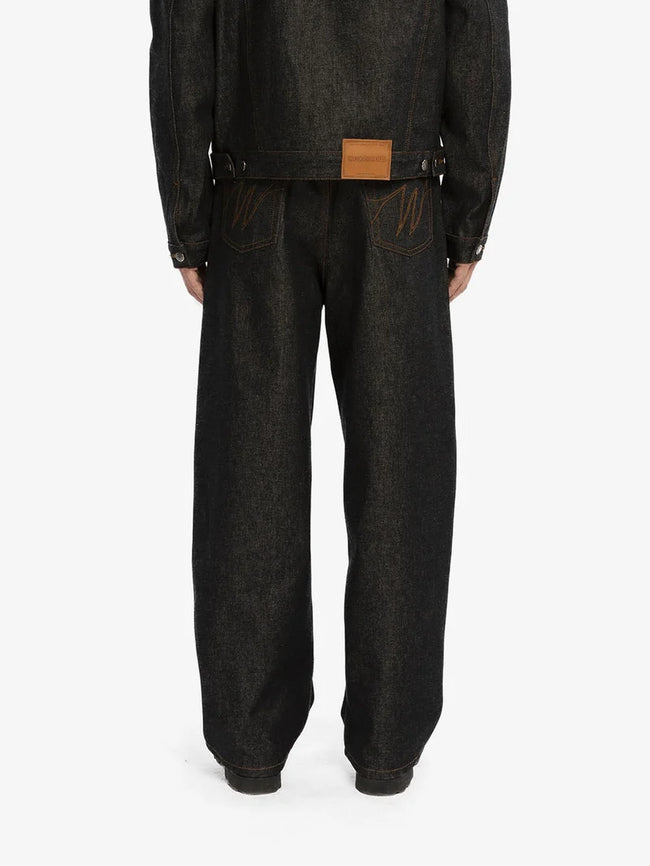 Walk In Paris Baggy Denim Jeans - Raw