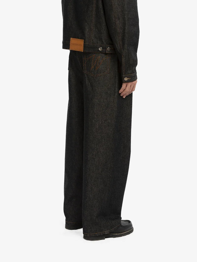 Walk In Paris Baggy Denim Jeans - Raw