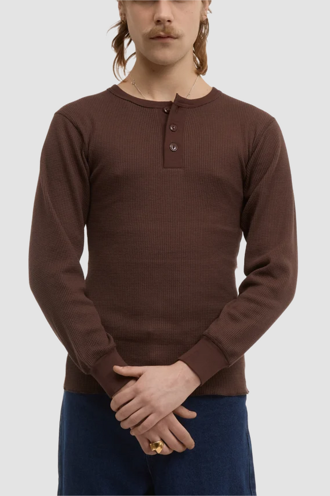Walk In Paris Thermal LS Tee - Brown