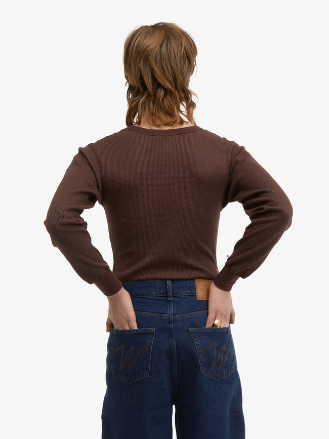 Walk In Paris Thermal LS Tee - Brown