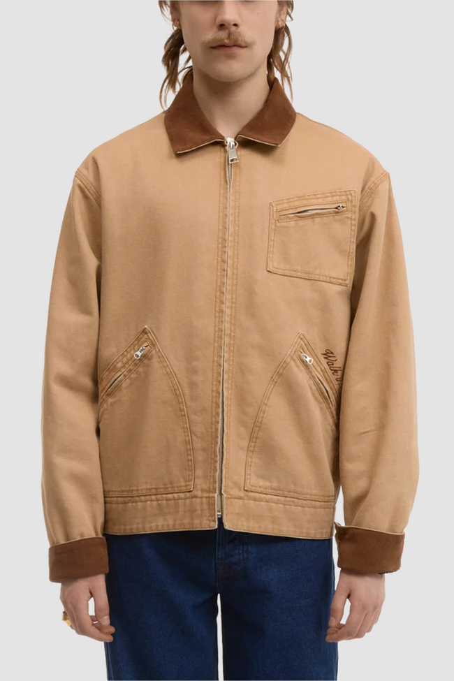 Walk In Paris Canvas Journeyman Jacket - Beige