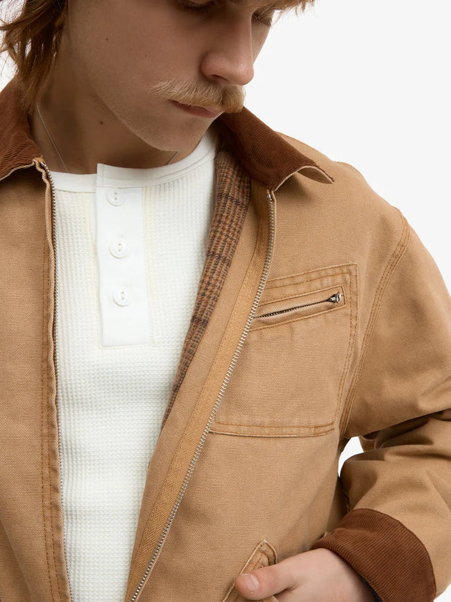 Walk In Paris Canvas Journeyman Jacket - Beige
