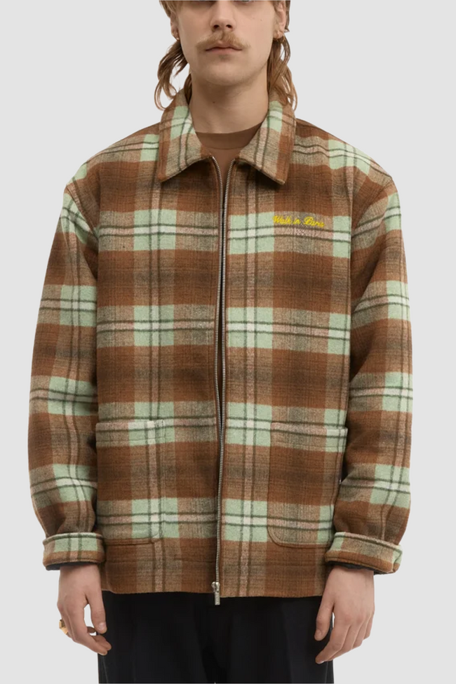 Walk In Paris Countryman Wool Jacket - Brown
