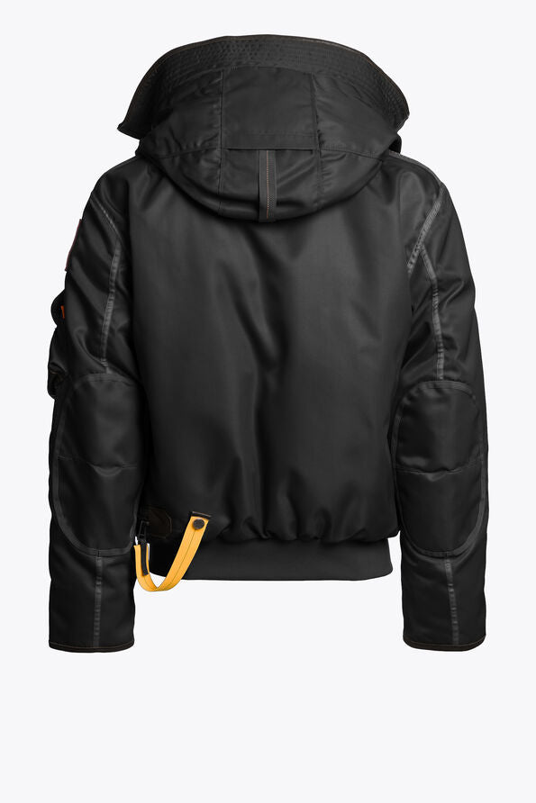 Parajumpers Mens Down Bomber Jacket Gobi Man 20th Anniversary - Black