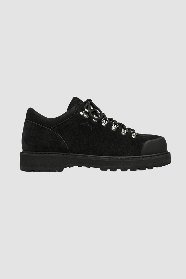DIEMME Cornaro Suede Low Hiking Boots - Black