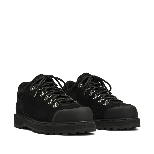 DIEMME Cornaro Suede Low Hiking Boots - Black