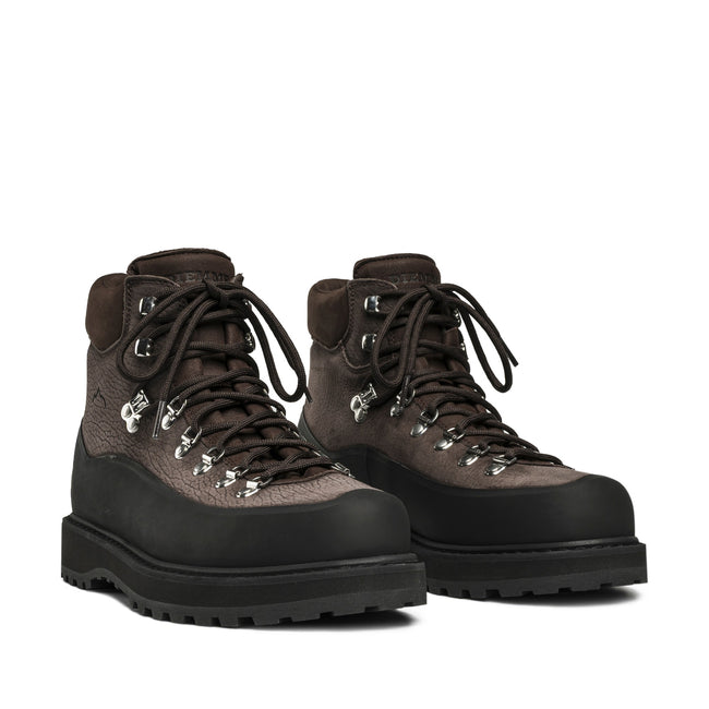 DIEMME Mens Roccia Vet Gomma Hiking Boots - Coffee