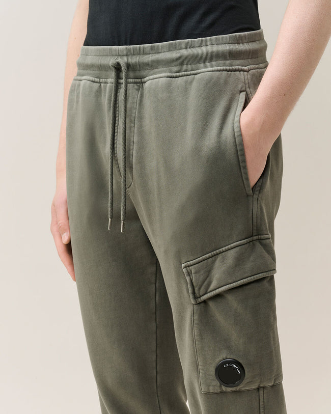 C.P. Company Brushed and Emerized 191A SP Cargo Pants - Rock