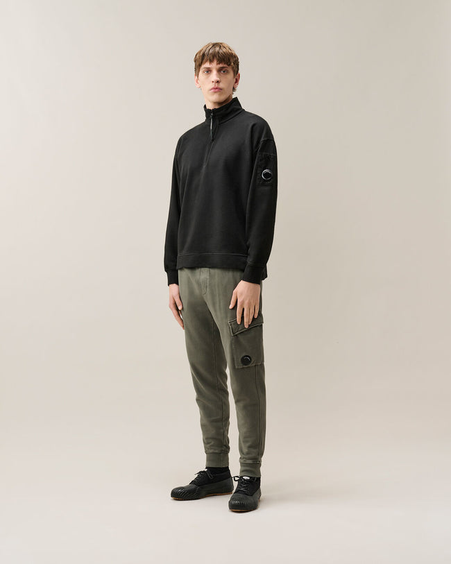 C.P. Company Brushed and Emerized 191A SP Cargo Pants - Rock