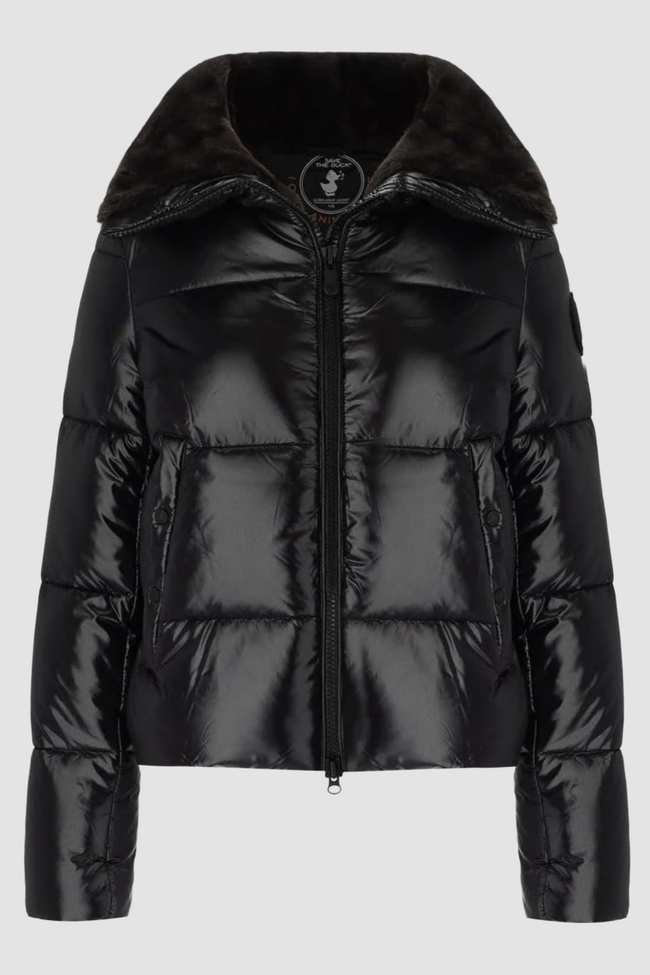 Save The Duck Womens Eco Jacket Moma - Black