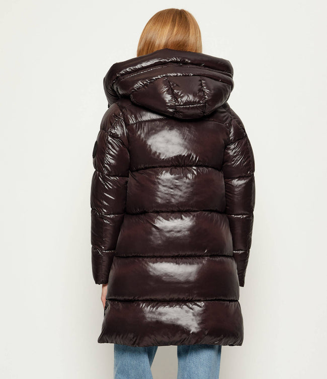 Save The Duck Womens Eco *Parka Isabel -Brown/Black
