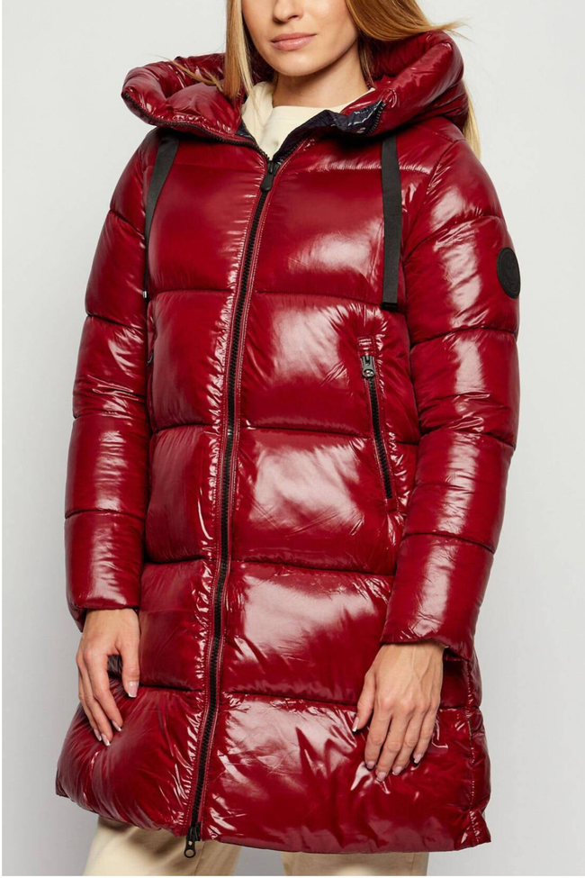 Save The Duck Womens Eco *Parka Isabel - Wine Red