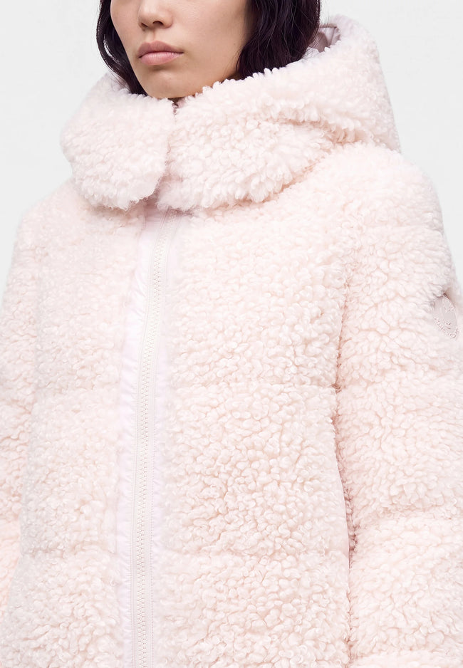 Save The Duck Womens Eco Jacket Lenora Curl - Pink