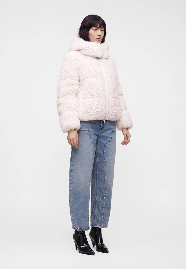 Save The Duck Womens Eco Jacket Lenora Curl - Pink