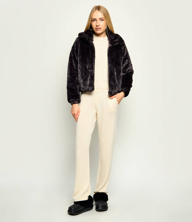 Save The Duck Womens Eco Jacket Jeon - Brown/Black