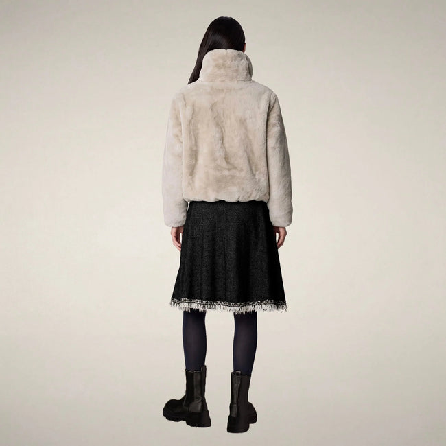 Save The Duck Womens Eco Jacket Jeon - Rainy Beige