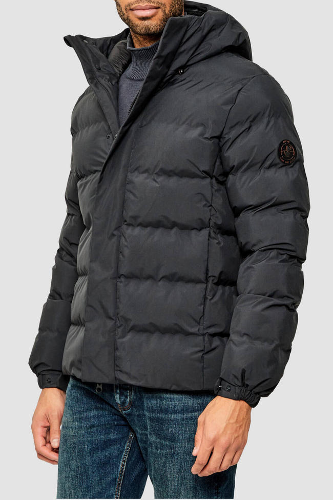Save The Duck Mens Eco Jacket Leland - Black