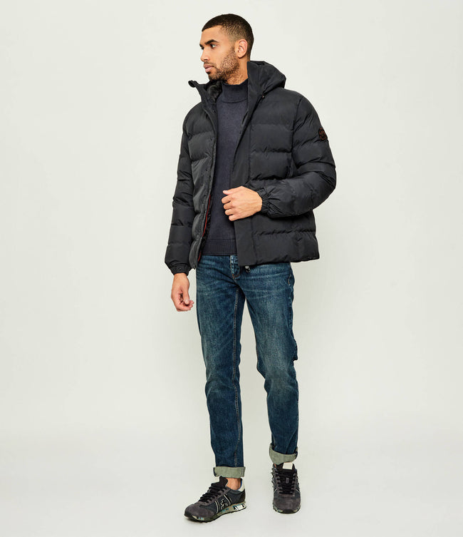 Save The Duck Mens Eco Jacket Leland - Black