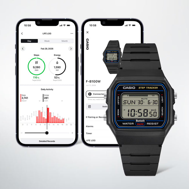 Casio FB100W-1A Watch - Black