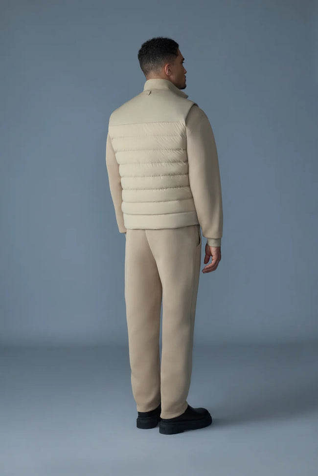 Mackage Mens Down Bomber Brody-CDY Vest - Light Camel