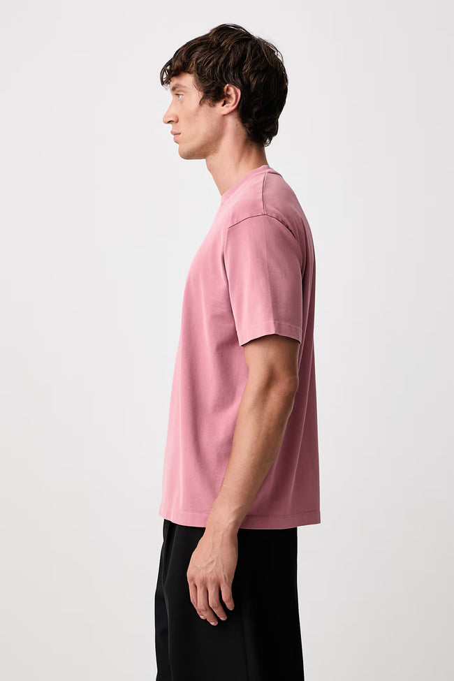 Drôle de Monsieur Slogan Classique Tee - Pink
