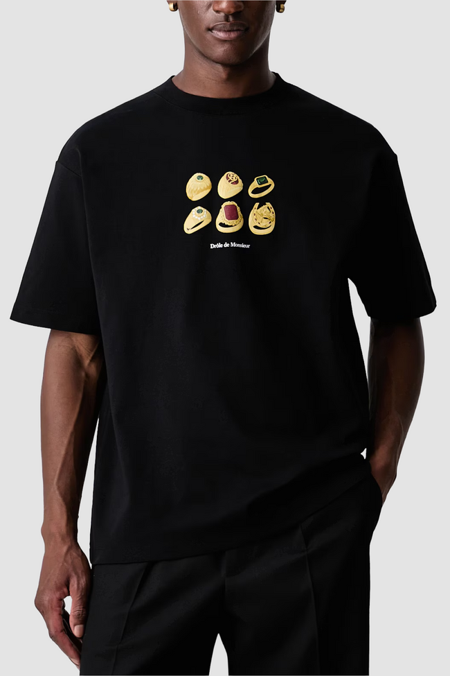 Drôle de Monsieur Rings T-Shirt - Black