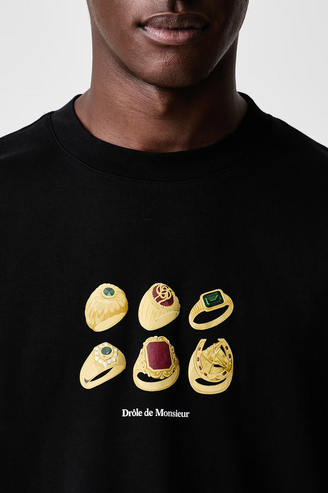 Drôle de Monsieur Rings T-Shirt - Black