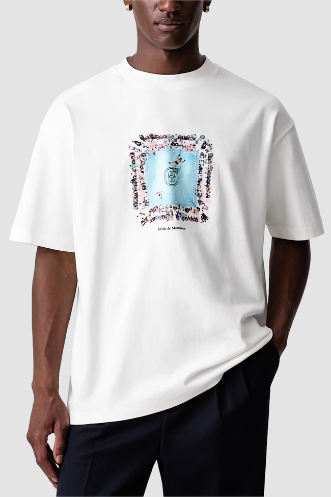 Drôle de Monsieur Boxers Ring Tee - Off White
