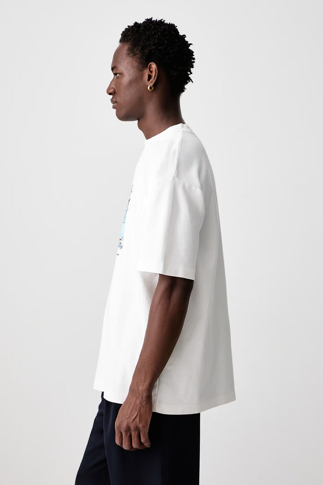Drôle de Monsieur Boxers Ring Tee - Off White