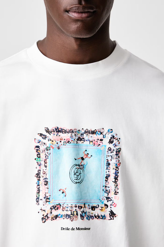 Drôle de Monsieur Boxers Ring Tee - Off White