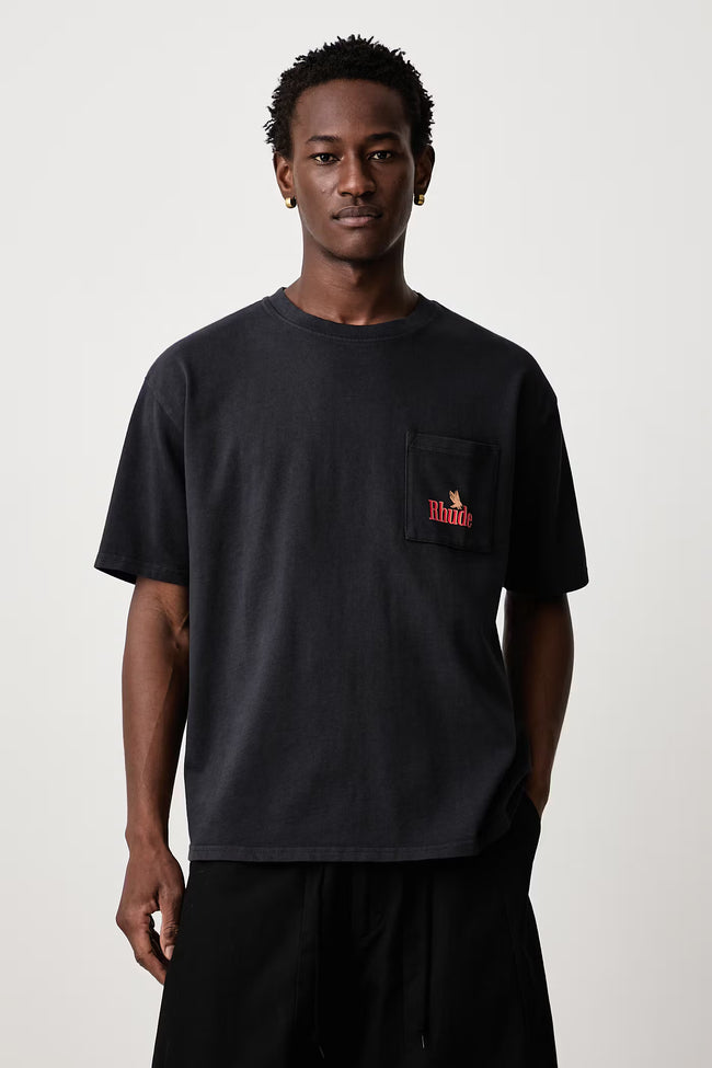 Rhude American Spirit Tee - Vintage Black