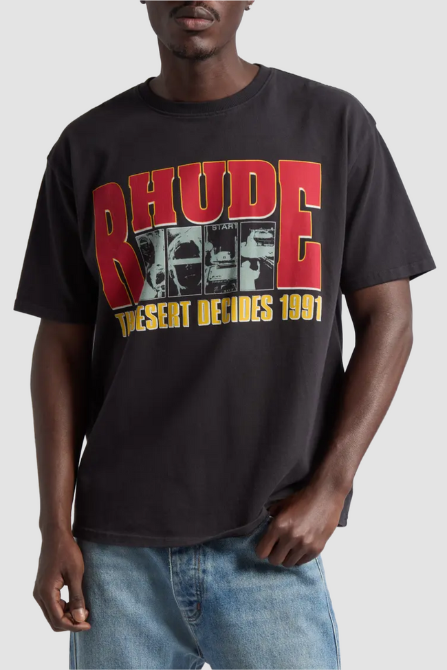 Rhude The Desert Decides Tee - Vintage Black