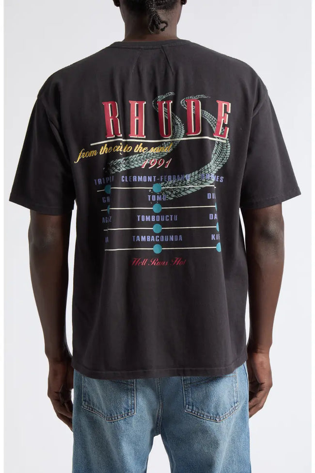 Rhude The Desert Decides Tee - Vintage Black